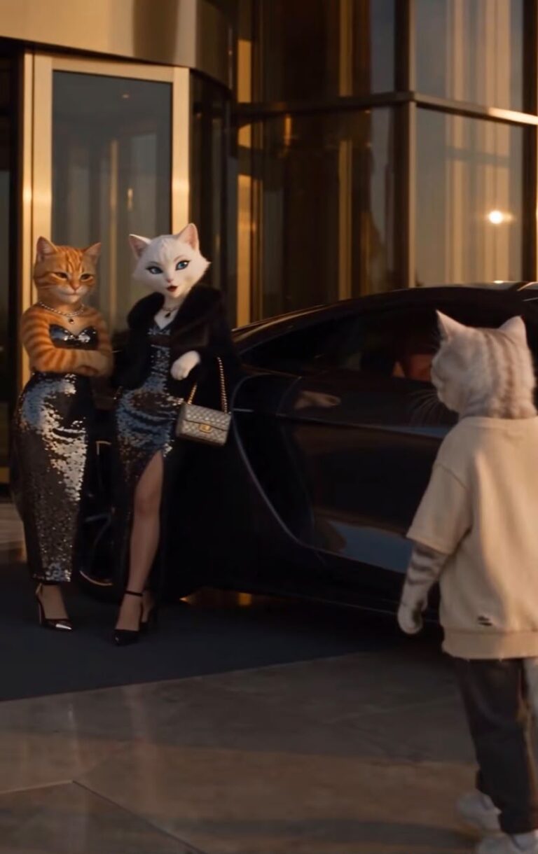: “LA GATA QUE PARECÍA POBRE”,